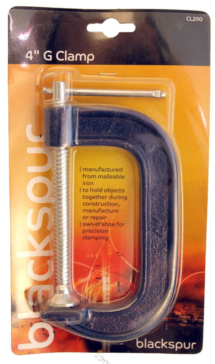 Blackspur 4" G Clamp