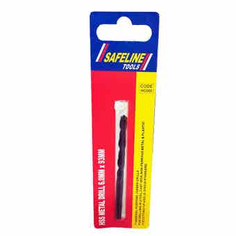 Safeline Tools HSS Metal Drill Bit - 6.0mm x 93mm