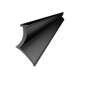 Exitex Replacement Rubber Draught Excluder Seal - Black 914mm