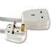1 Way Gang Mains Power Extension Lead 10m White