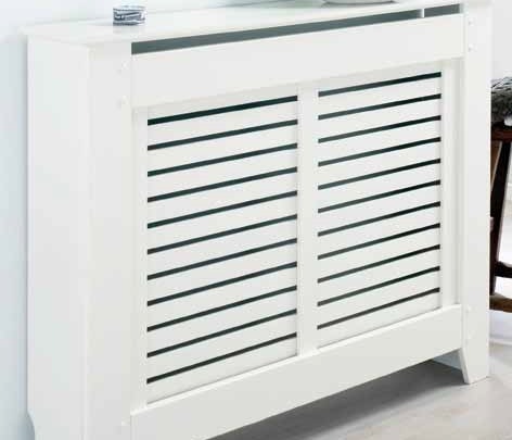 Large Rhode Island Radiator Cabinet - White
