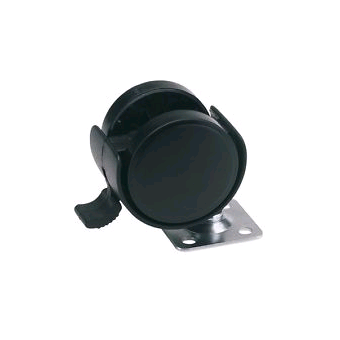 Draper 40mm Nylon Twin Castor with Brake