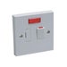 13 Amp Double Pole Fused Switched Spur with Neon White