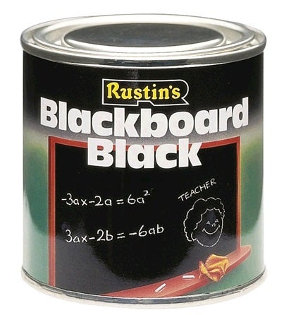 Rustins Quick Dry Blackboard Paint Black 1L