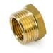 Brass Reducing Bushing - 3/4 x 1/2"