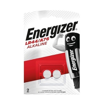 Energizer LR44/A76 Alkaline Button Cell Battery - Pack Of 2