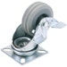 Draper 100mm Swivel Plate Rubber Castor With Brake