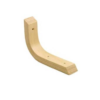 Amig Beech Wood Shelf Bracket - 200 x 150mm