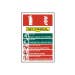 Fire extinguisher composite - Wet chemical - PVC Sign (200 x 300mm)