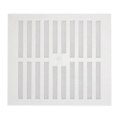 Hit & Miss Adjustable Vent White 9" X 9"