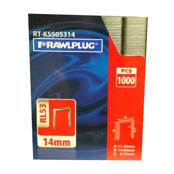 Rawlplug RL53 Staples - 14mm