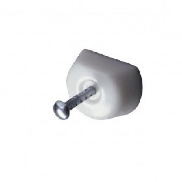 White Shelf Studs