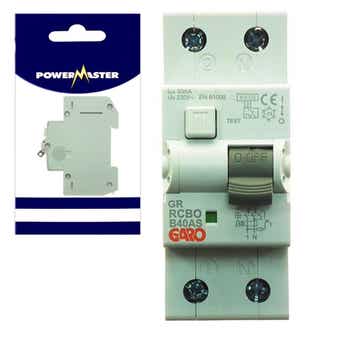 Powermaster 40 Amp RCBO Circuit Breaker