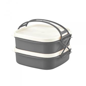 2-Layer Tetra Lunch Box