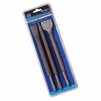 BlueSpot 3 Piece SDS Plus Chisel Set