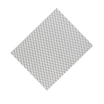 Raw Aluminium 16 x 8 Mesh Profile Extrusion Sheet - 1000 x 500mm