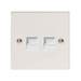 2 Gang Telephone Socket