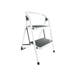 2 Tread Step Stool White