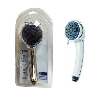 Croydex 3 Function Shower Head - Chrome