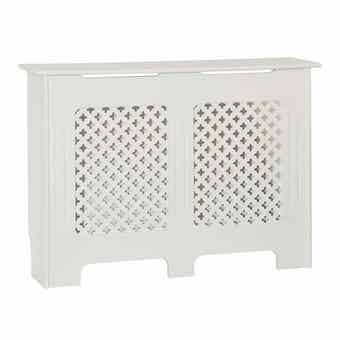 Vida Medium Oxford White Radiator Cover