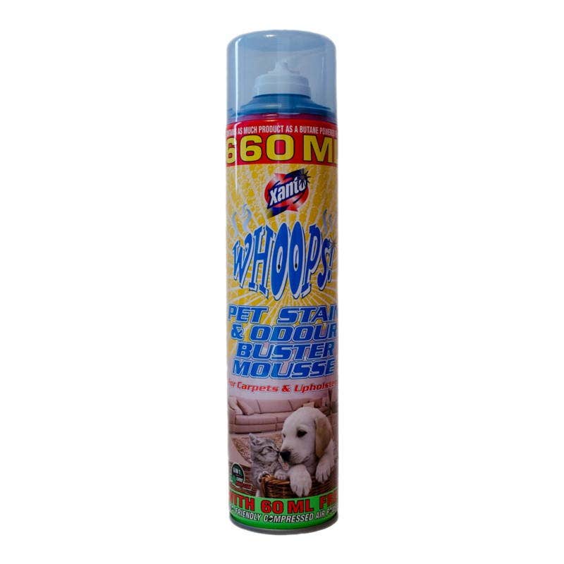 Xanto Vamoosh Pet Stain & Odour Buster Mousse 600ml