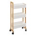 3 Tier Bathroom trolley - White