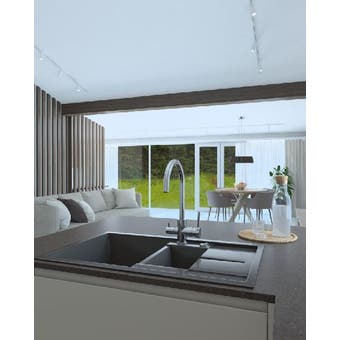 3 Way Kitchen Mixer Tap Ultra - 32 - Chrome