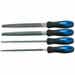 Draper 4pc Soft Grip Engineer's File Set - 200mm