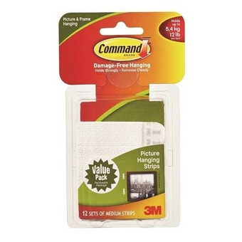 Command Medium Picture Hanging Strips Value 12 Pack