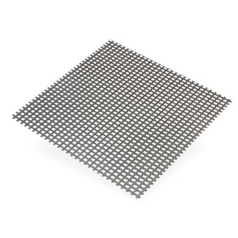 Anodised Aluminium Perforated Squares Sheet 500mm x 250mm