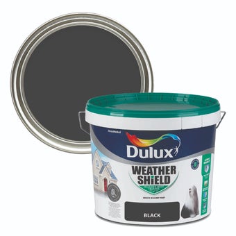 Dulux Weathershield Smooth Masonry Black 10L