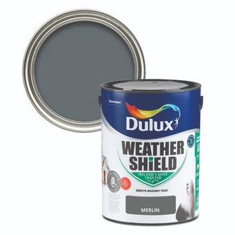 Dulux Weathershield Smooth Masonry Merlin 5L