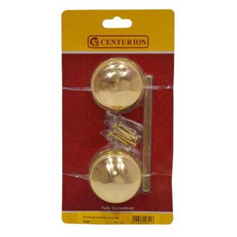 Centurion 2 ¼" Brass Victorian Mortice Knobs