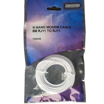 Broadband Modem Lead 5m RJ11/RJ11