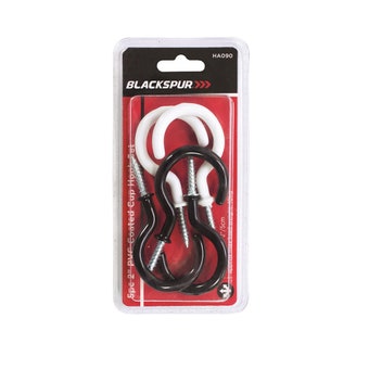 PVC Coated Cup Hook Set 2" - Pack of 5