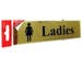 Self-Adhesive Brass Effect - Ladies - Sign