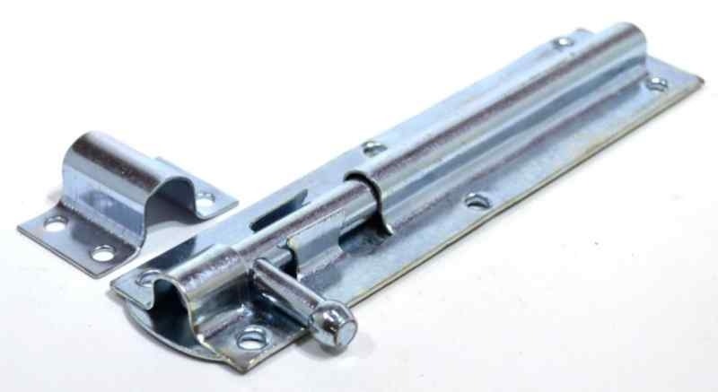 150mm (6") Zinc Plated Straight Tower Bolt