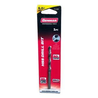 Benman HSS Twist Drill Bit - 6mm