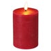 Red LED Timer Candle – 75 x 100mm Flickering Flame Effect