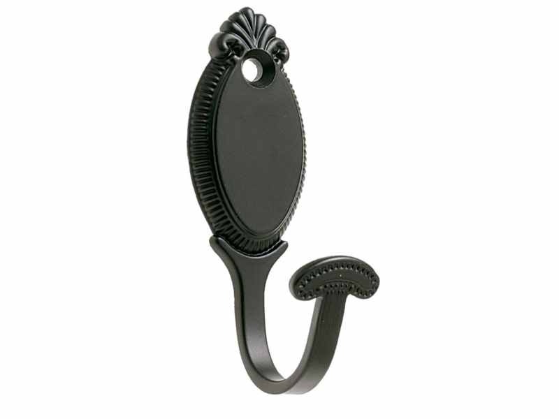 2 Pack Curtain Tie Back - Black Finish