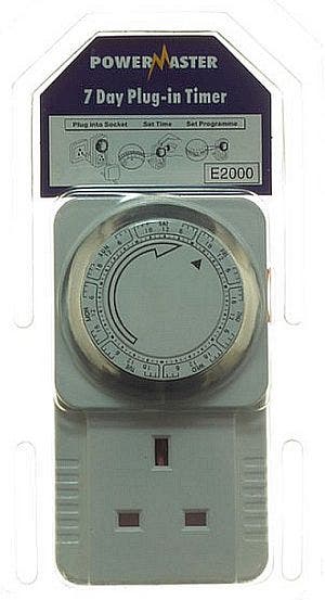 Powermaster 7 Day Plug in Timer 