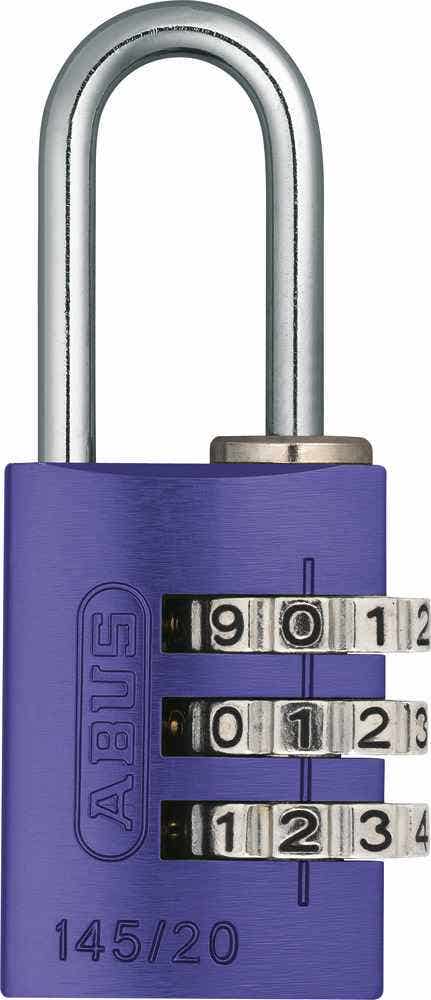 Abus Combination Lock 145/20 - Purple