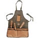 Adjustable Gardening Tool Apron with Multiple Compartments for Easy Tool Access