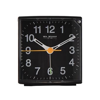 Alarm Clock Light, Snooze, Silent Sweep - Black