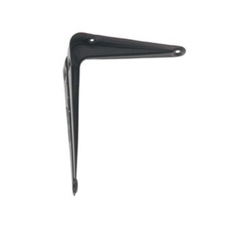 225mm x 200mm Shelf Bracket - Black