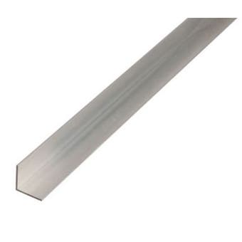 Angle Profile Anodised Aluminium Silver - 25 x 15 x 1.5 / 1m