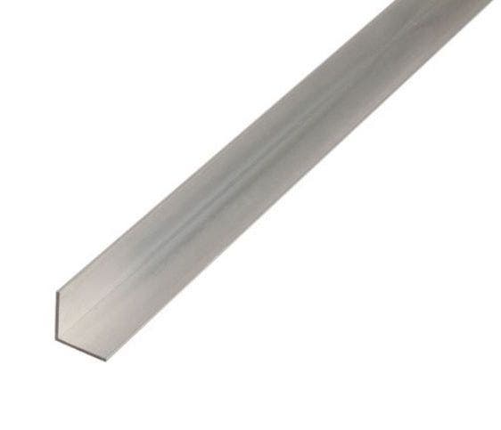 Angle Profile Anodised Aluminium Silver - 30 x 30 x 2 / 2m 