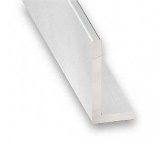 Anodised Aluminium Colourless Unequal Corner - 15mm x 25mm x 2m