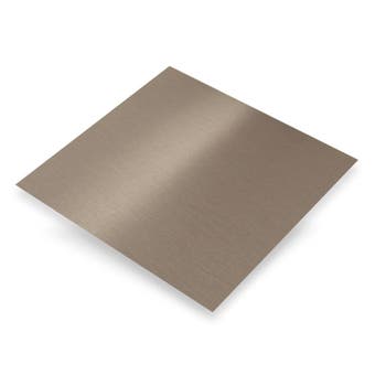 Anodised Aluminium Smooth Brushed Pink Copper 500mm x 250mm