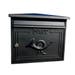 The Shannon Cast Aluminium Post Box - Antique Black
